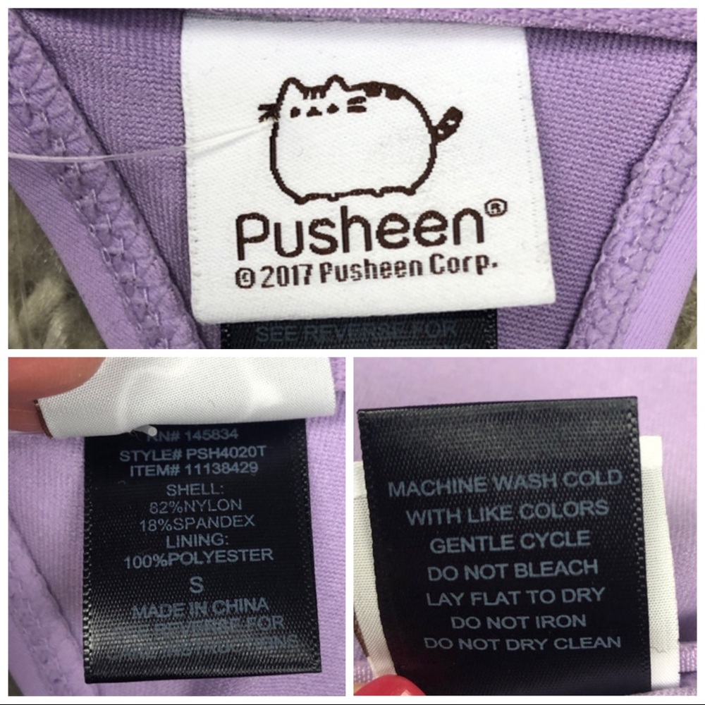 ✖️SOLD✖️•PUSHEEN• Hot Topic Kitty Bandeau Bikini - Picture 6 of 8